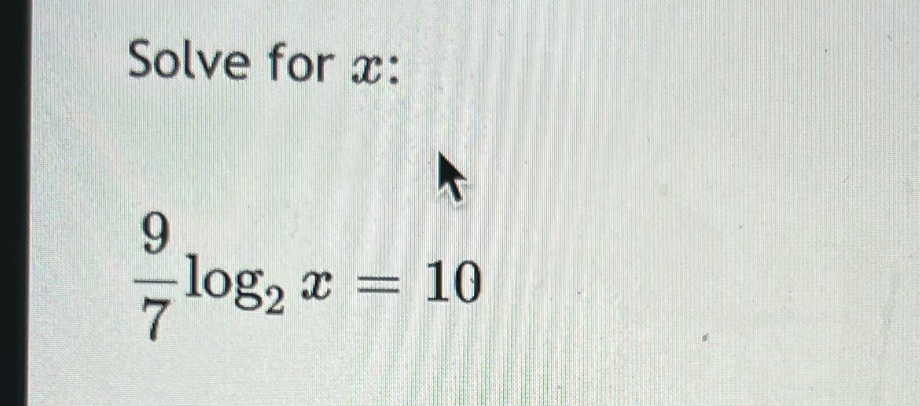 Not sure what to do after getting log2(X) =