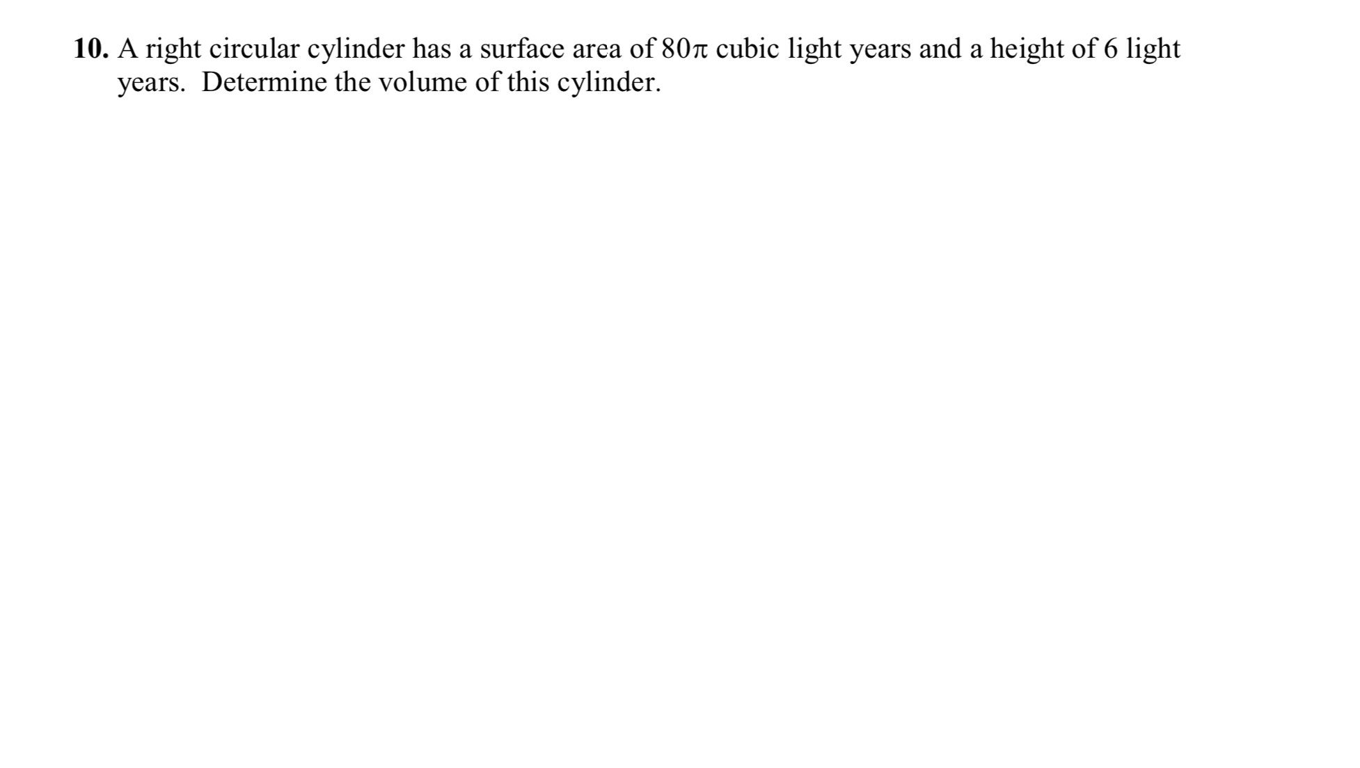 Please help me solve this equation. 10. A right