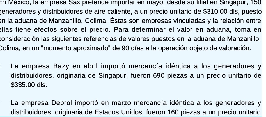 En Mexico, la empresa Sax pretende importar en
