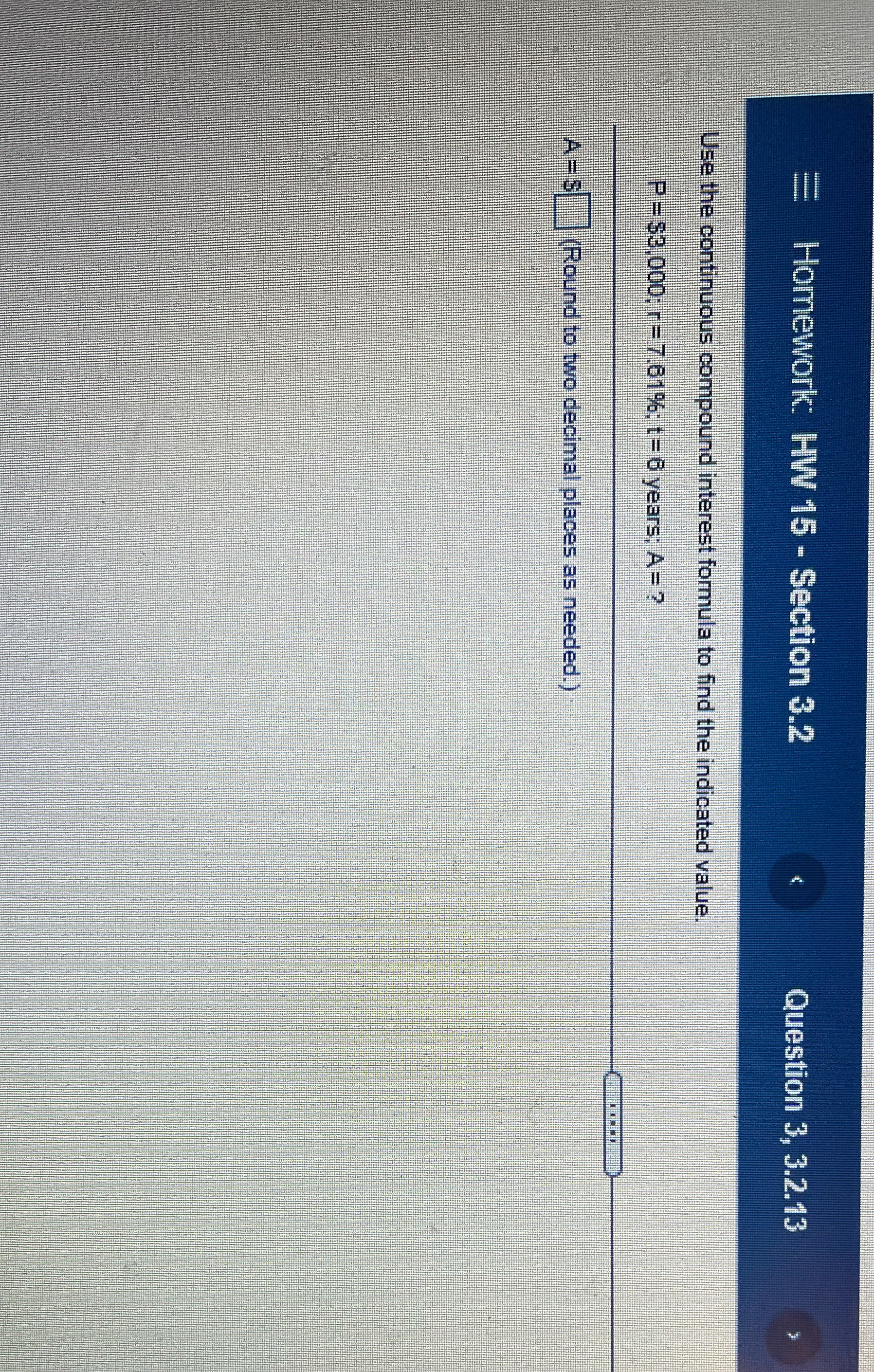 Homework: HW 15 - Section 3.2 Question 3, 3.2.13