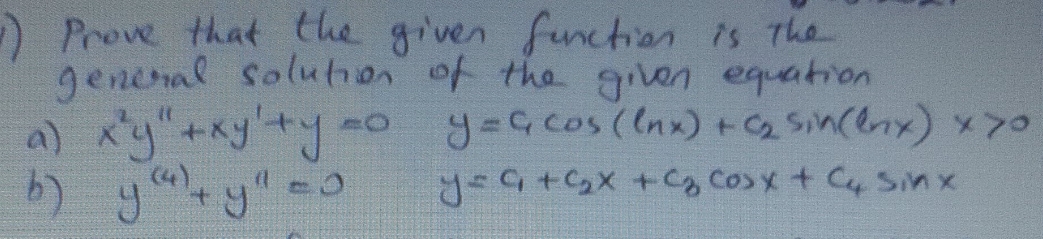 this is my quastion 1) Prove that the given