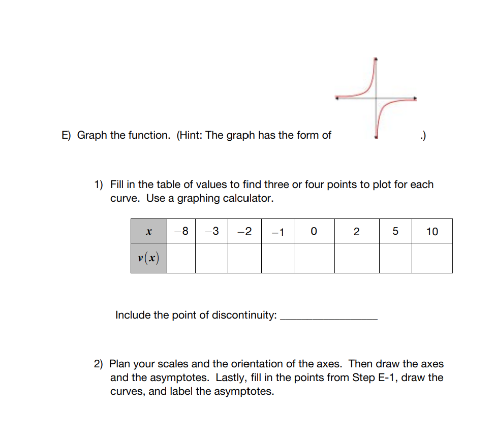 Find the domain and range of the rational