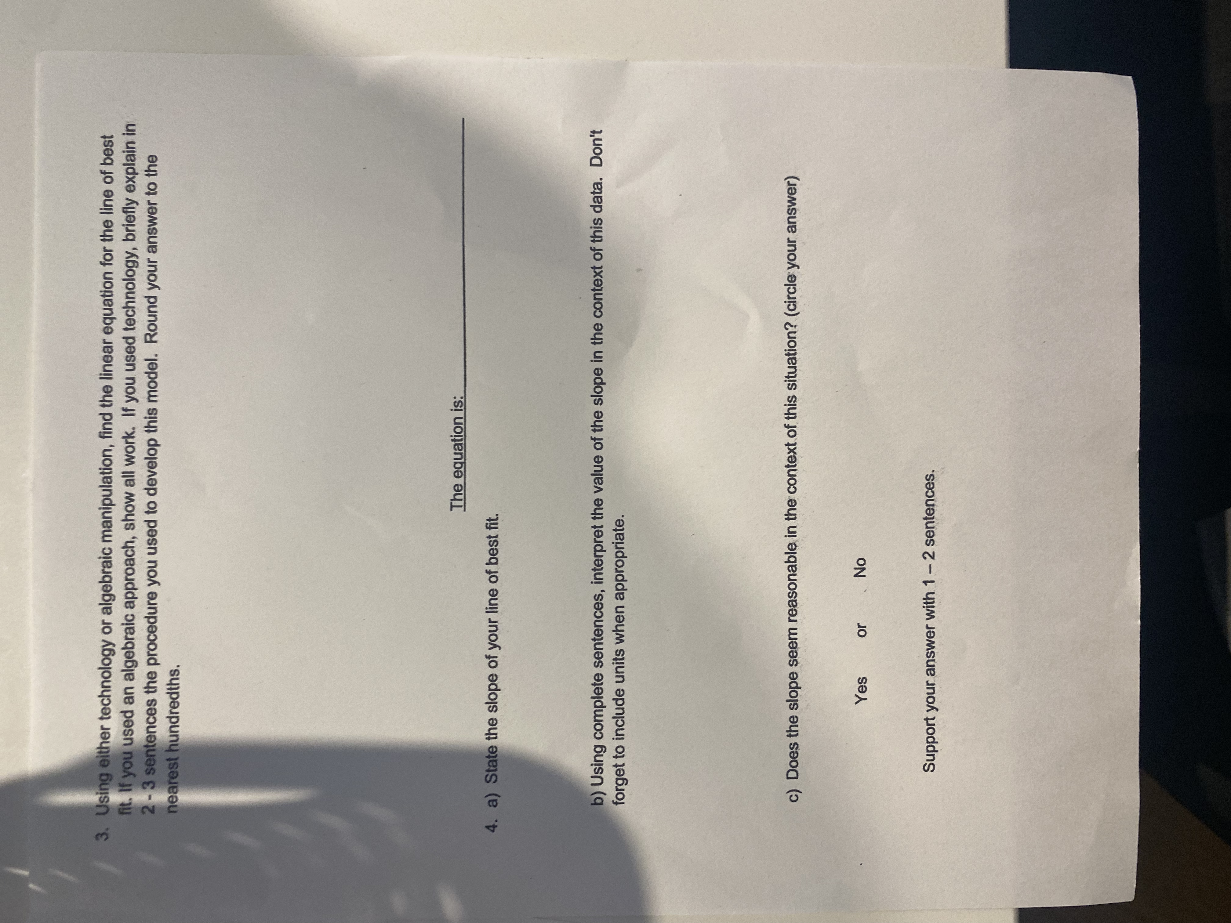 Name Instructor Section Modeling Denver