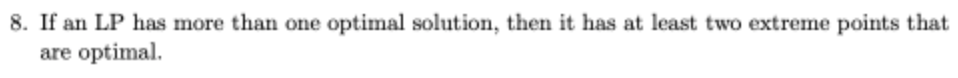 Determine if the affirmation is TRUE or FALSE. 8.