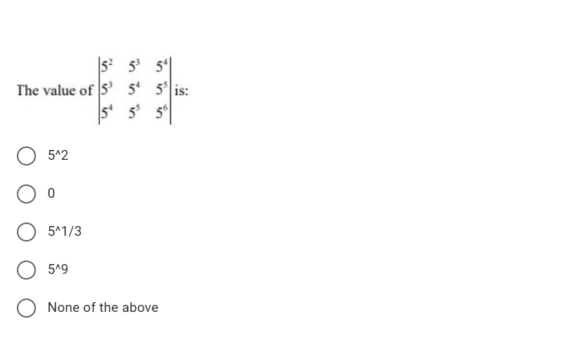 ADVANCED MATHEMATIC 152 53 5+ The value of 53 5*