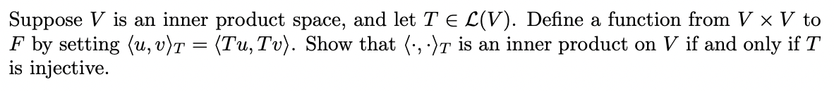 Need help on a linear algebra homework problem