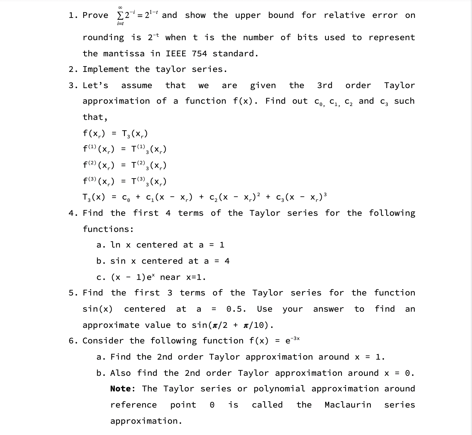 1. Prove [2 7 =21- and show the upper bound for