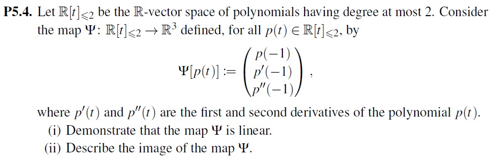 Demonstrate that P5.4. Let R t] <2 be the