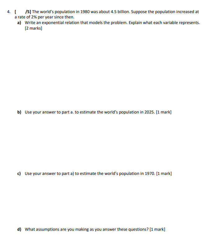 FULL SOLUTIONS: Show calculations and work for