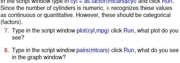 in the script window type in cyl =