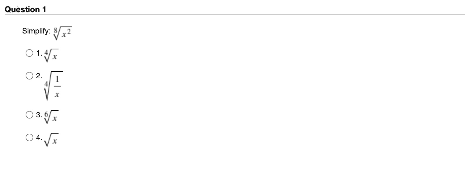 \fWrite the expression in exponential form.