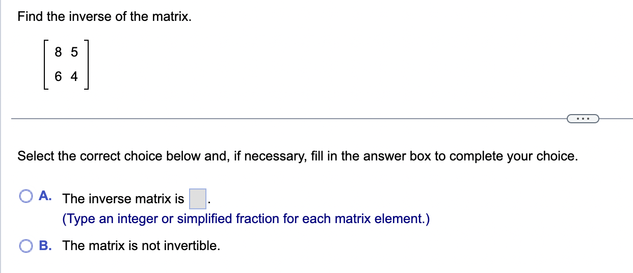 1. Let A, B, and C be arbitrary matrices for