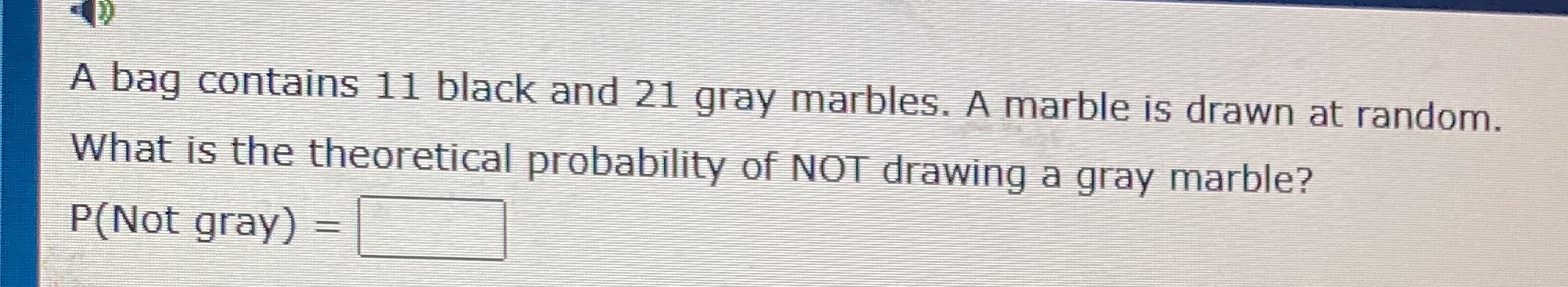 What is the theoretical probability of not