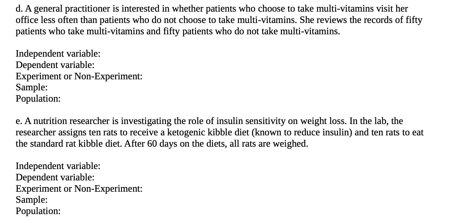 d. A general practitioner is interested in