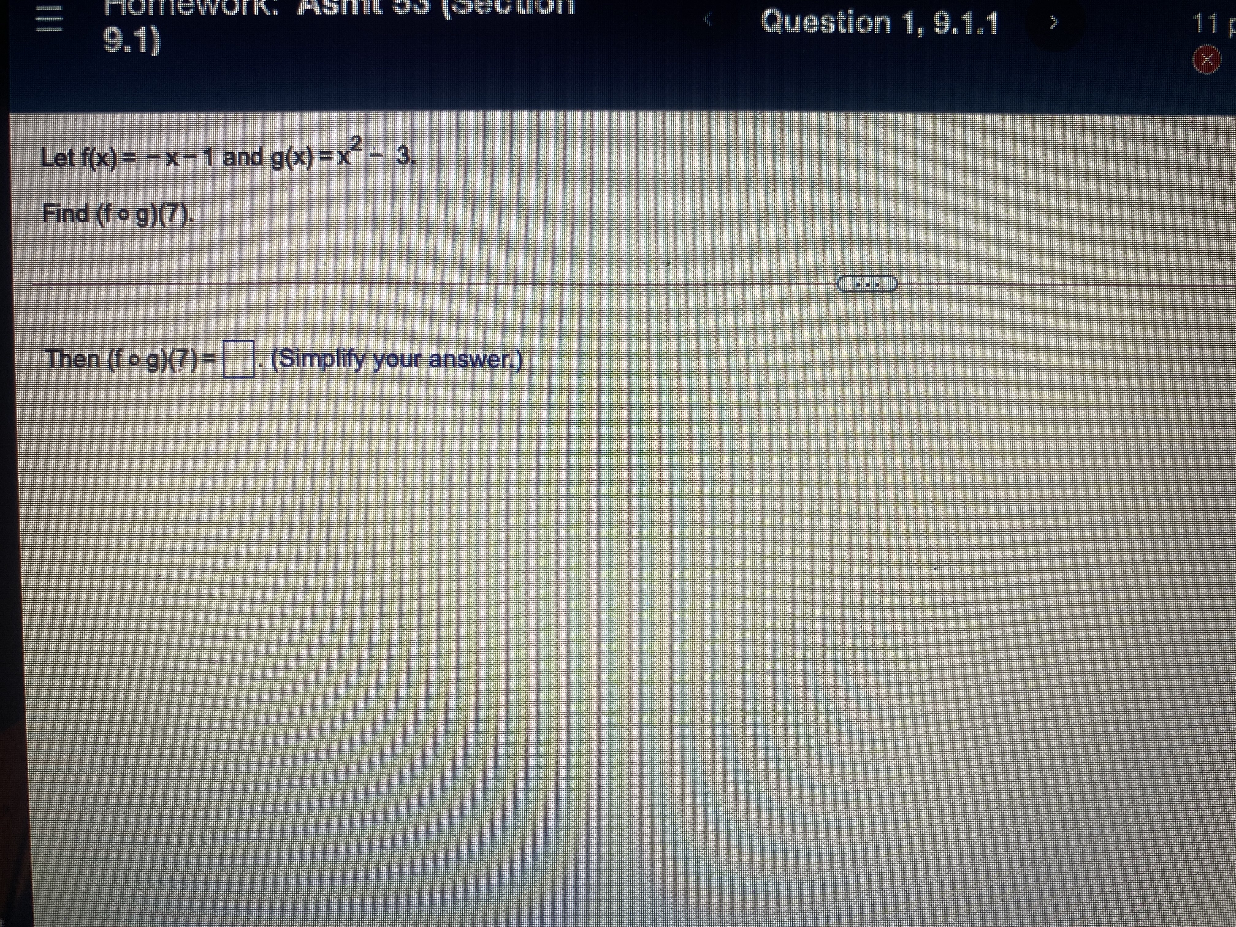 Homework: Asmt 52 (Section 8.6) Question 3,