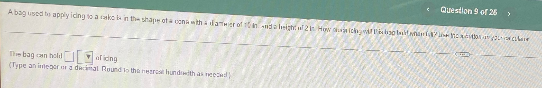 Q9: Question 9 of 25  style=