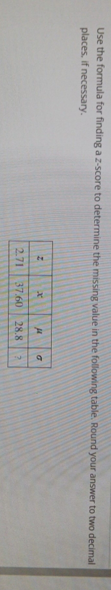 answer please. Use the formula for finding a