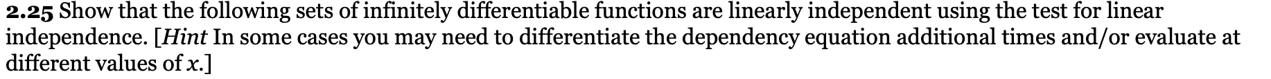 Please Answer in detail. 2.25 Show that the
