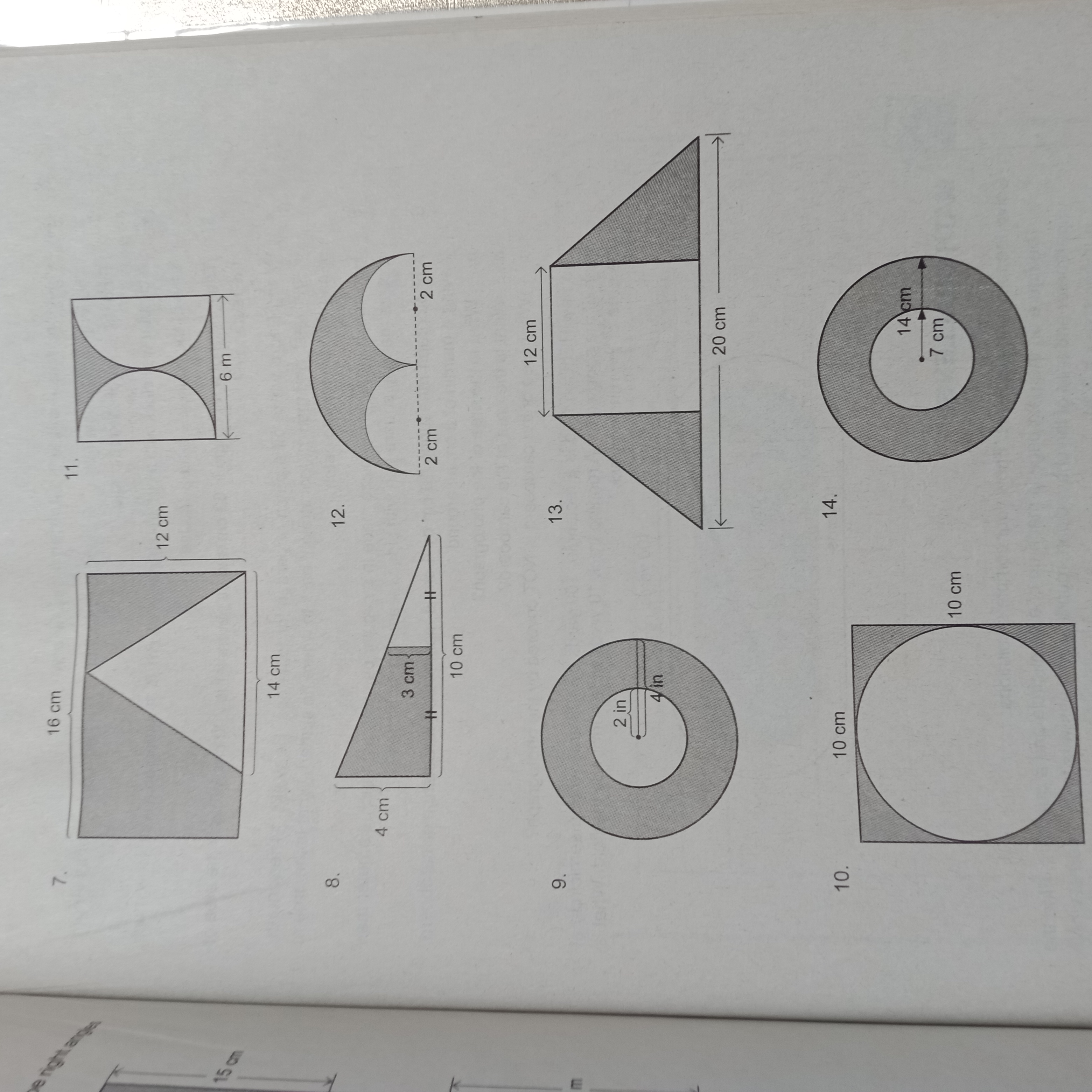 A. Computation. Do as indicated. Find the area of