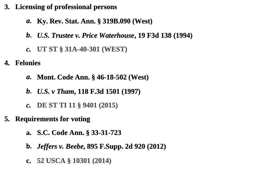 3. Licensing of professional persons a. Ky. Rev.