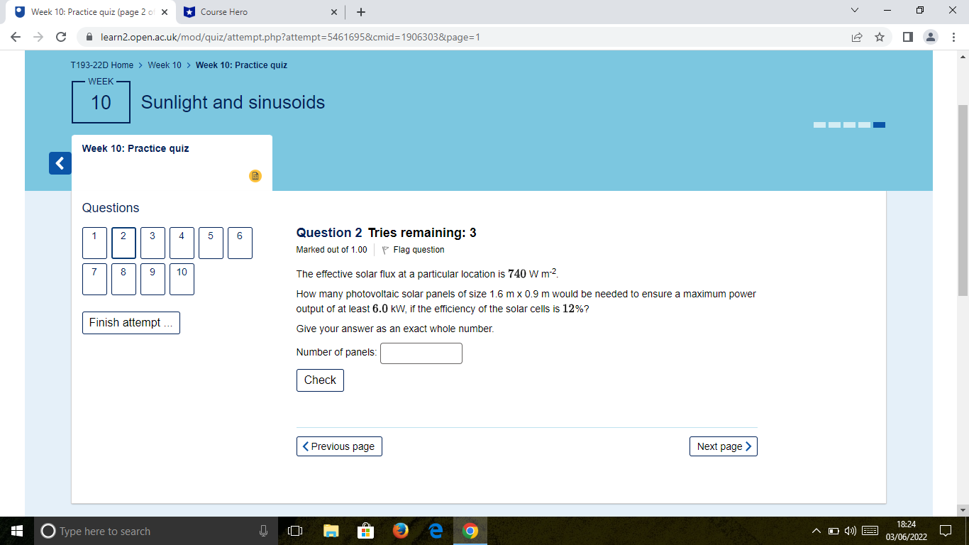 Week 10: Practice quiz (page 2 of X Course Hero X