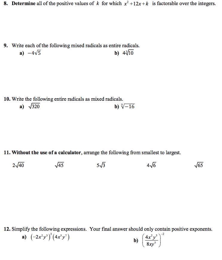 Show complete solutions for full marks. 1. Using