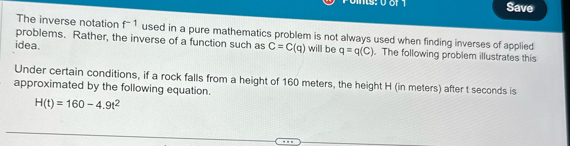 its: U Of 1 Save The inverse notation f 1 used in