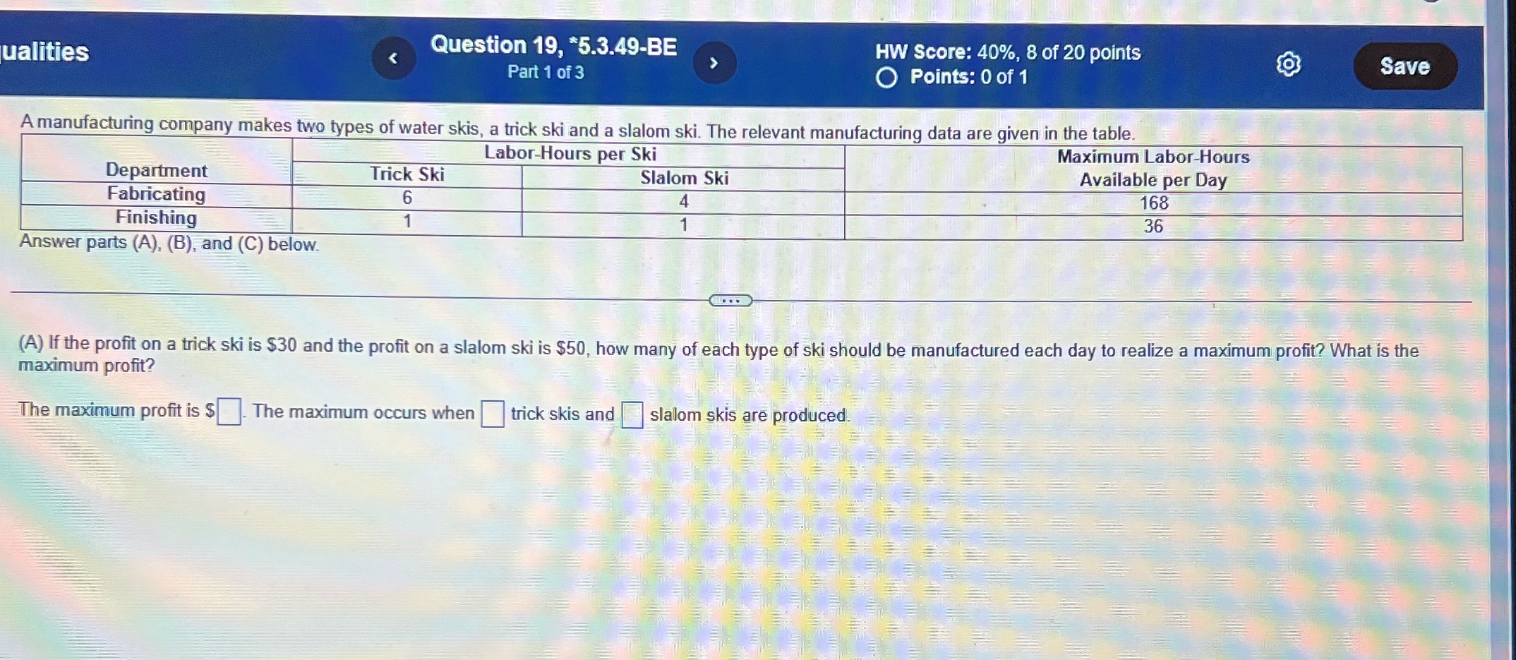 Question 1 9, '5.3.49-BE Part 1 of 3 HW Score: