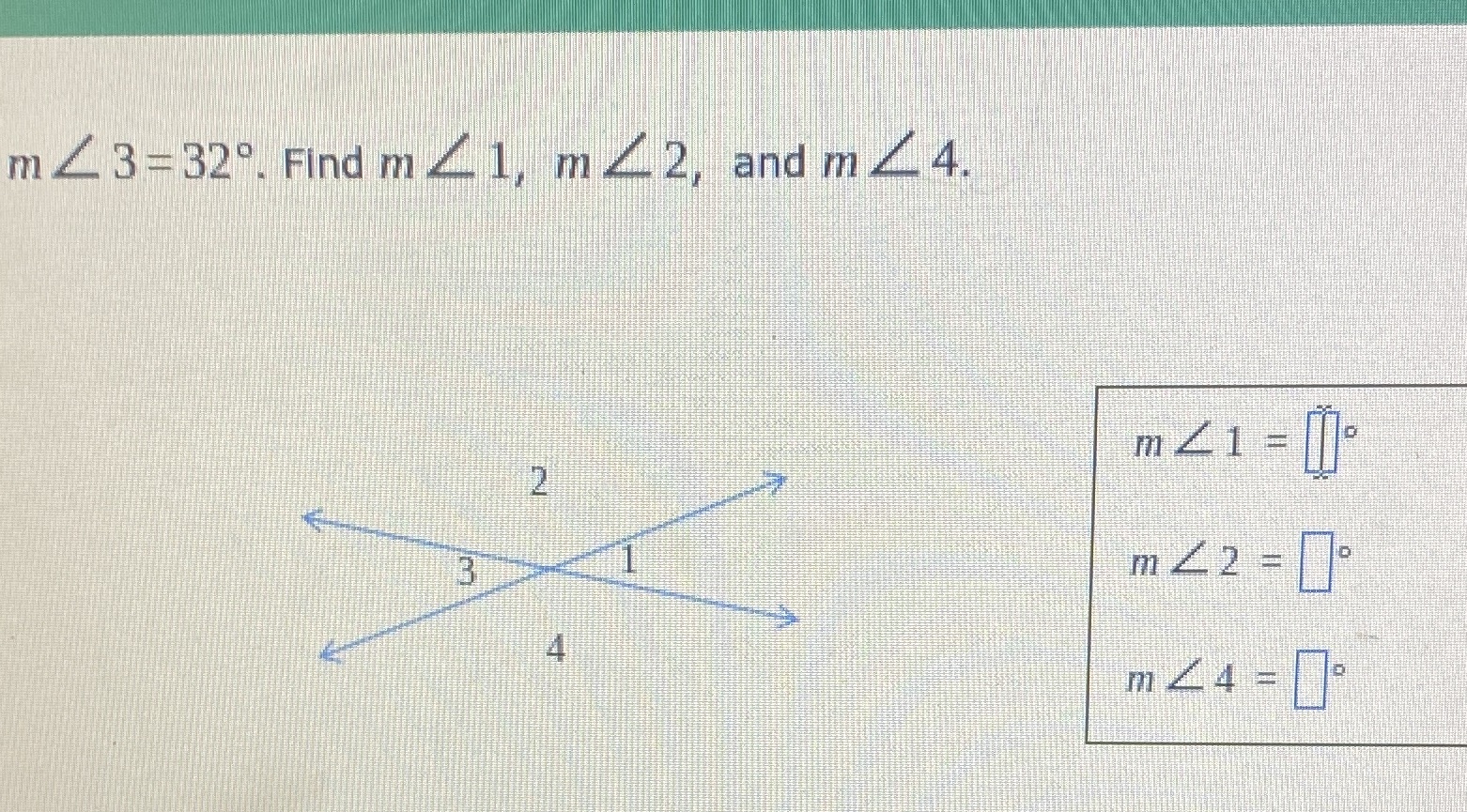 m _ 3=32', Find m _ 1, m _ 2, and m 2 4. m