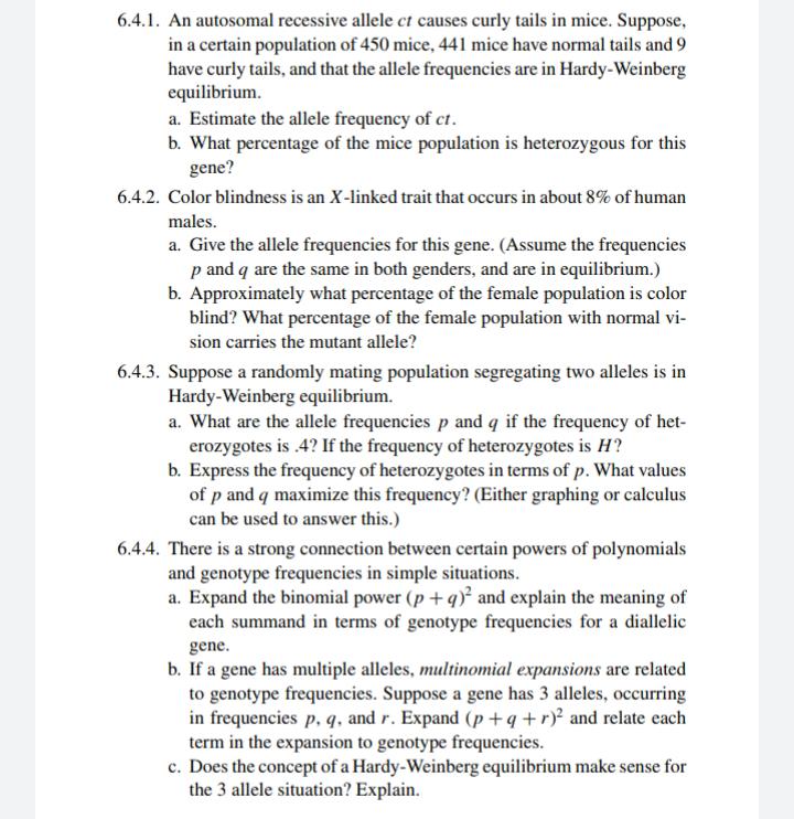 show good and complete work asap please 6.4.1. An