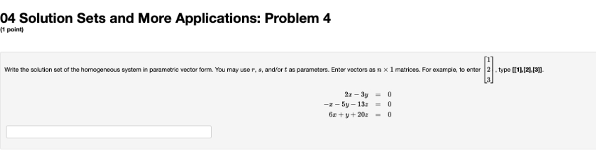 kindly solve this correctly 04 Solution Sets and