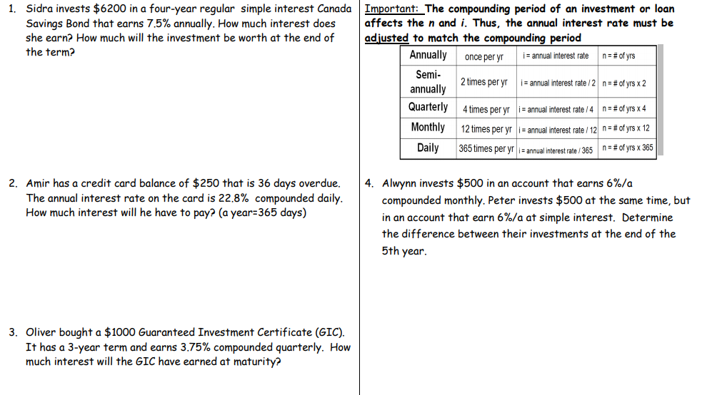 The percent of a Number: a) 25% of 100 dollars b)