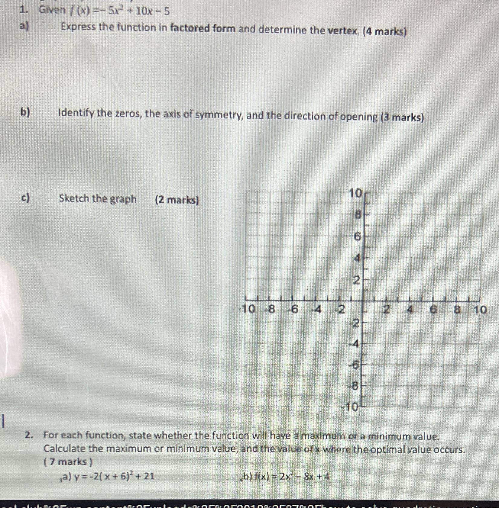 please help me solve these as fast as possible 1.