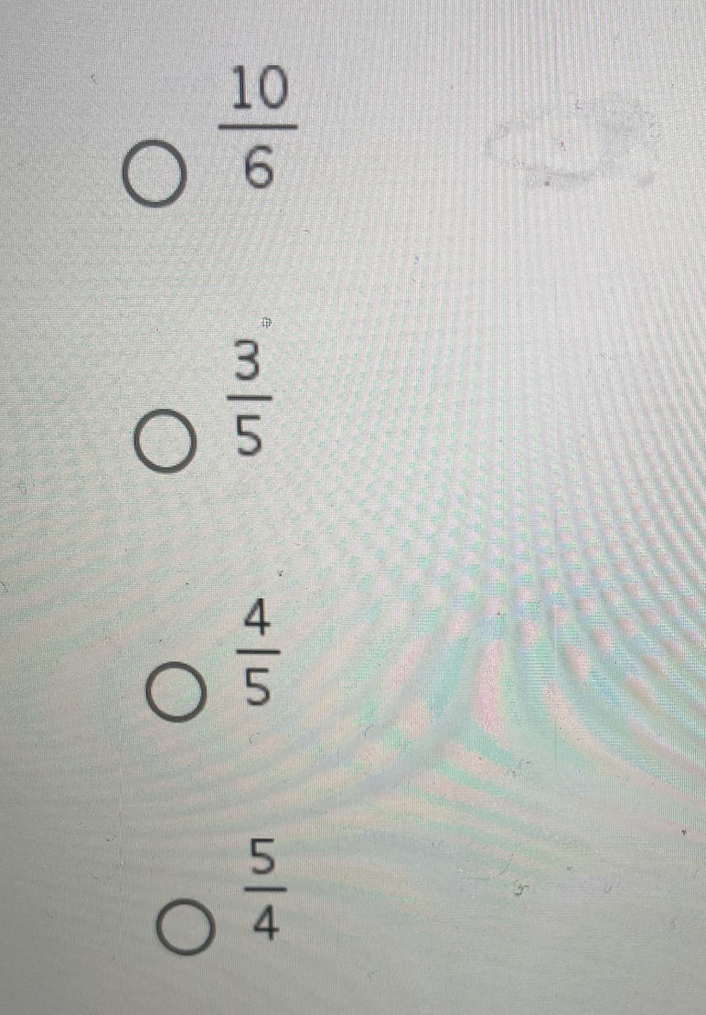 Find csc a in the right triangle below. 6 10 10 0