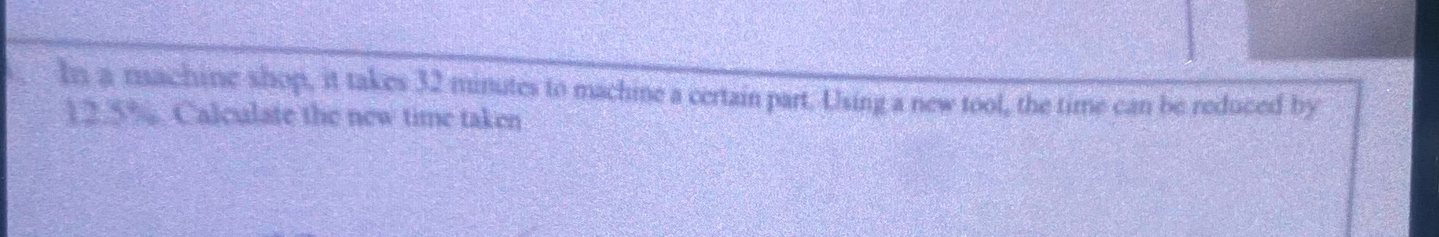 In a machine shop it takes 32 nurestes to machine