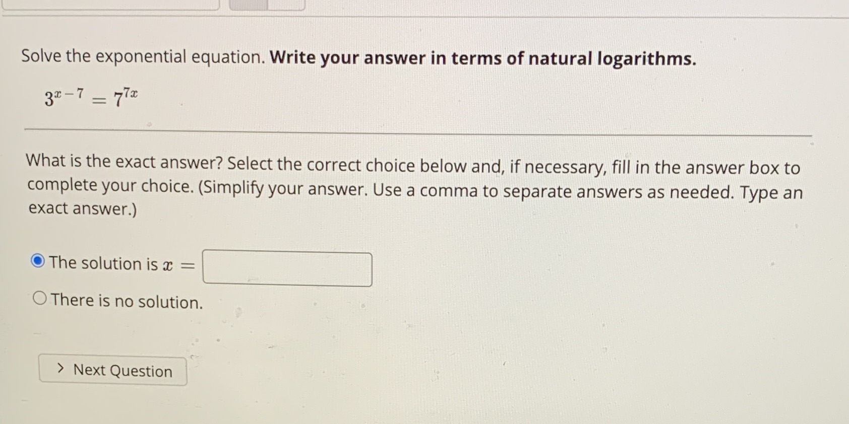 #9 pls help Solve the exponential equation. Write