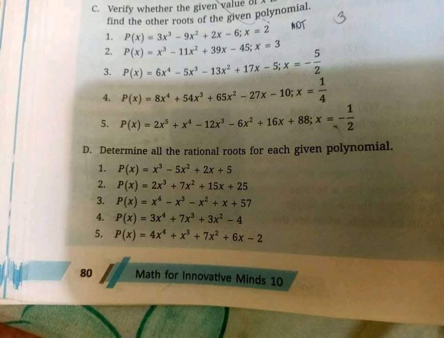 C. Verify whether the given value Of A find the