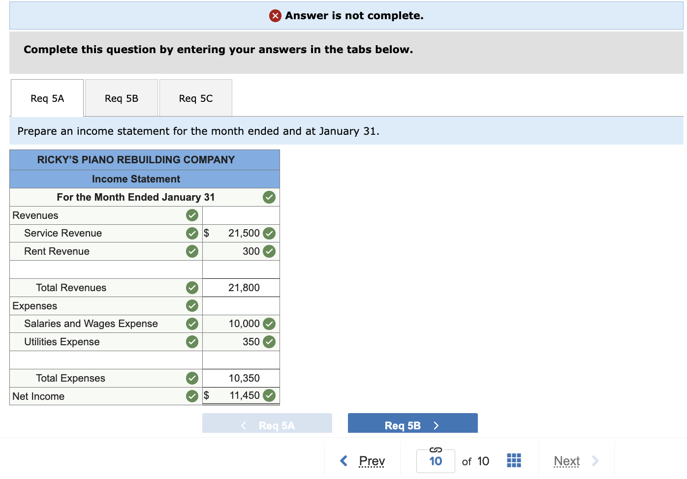 I am missing something on at least 1 of the 3