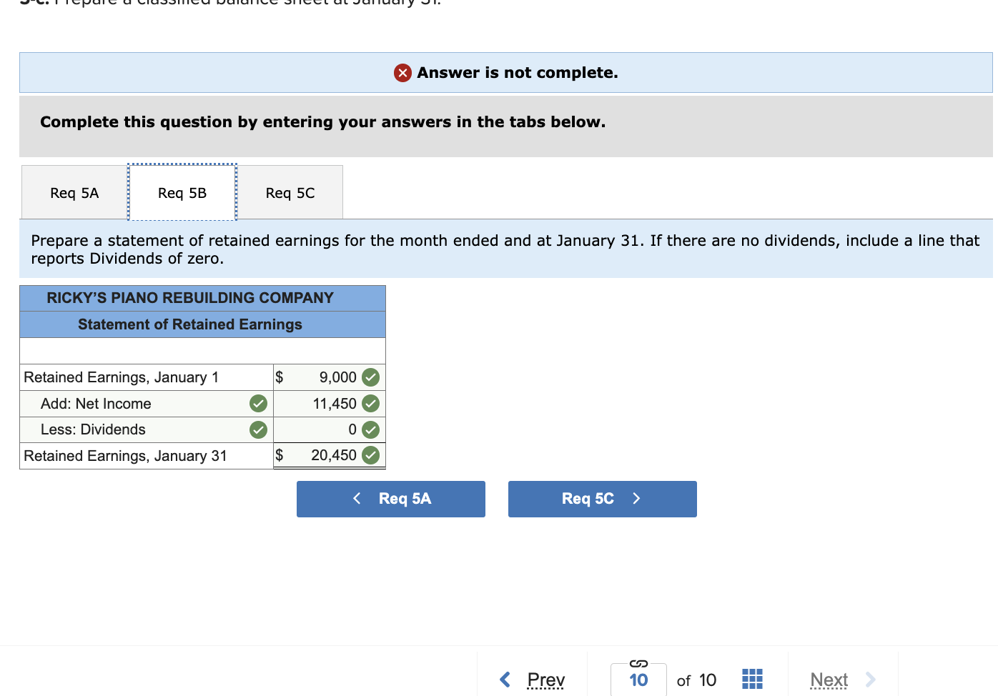 I am missing something on at least 1 of the 3