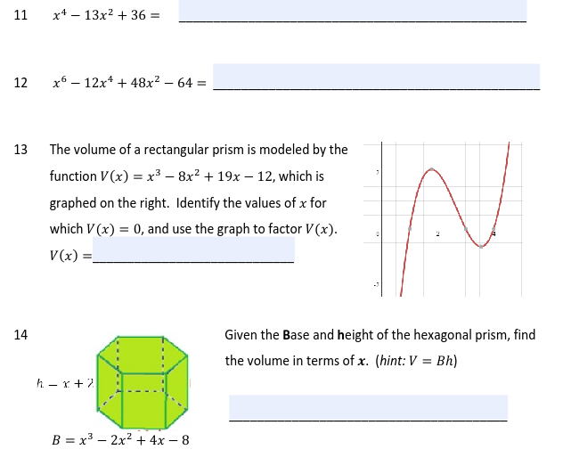 Factor completely 1 x' - x - 2 = 2 y2 - 12y