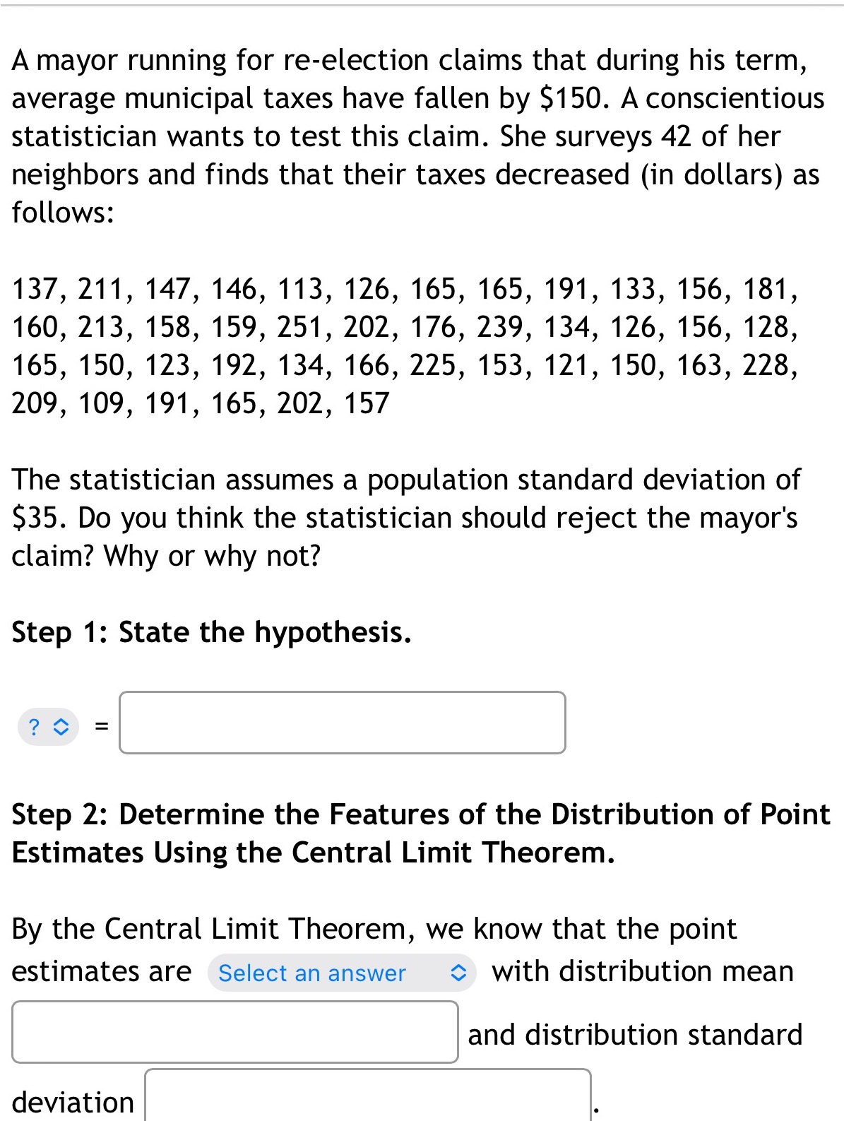 A mayor running for re-election claims that