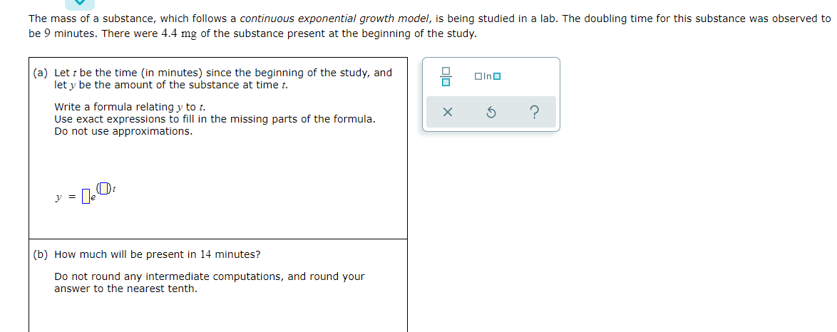 V The mass of a substance, which follows a