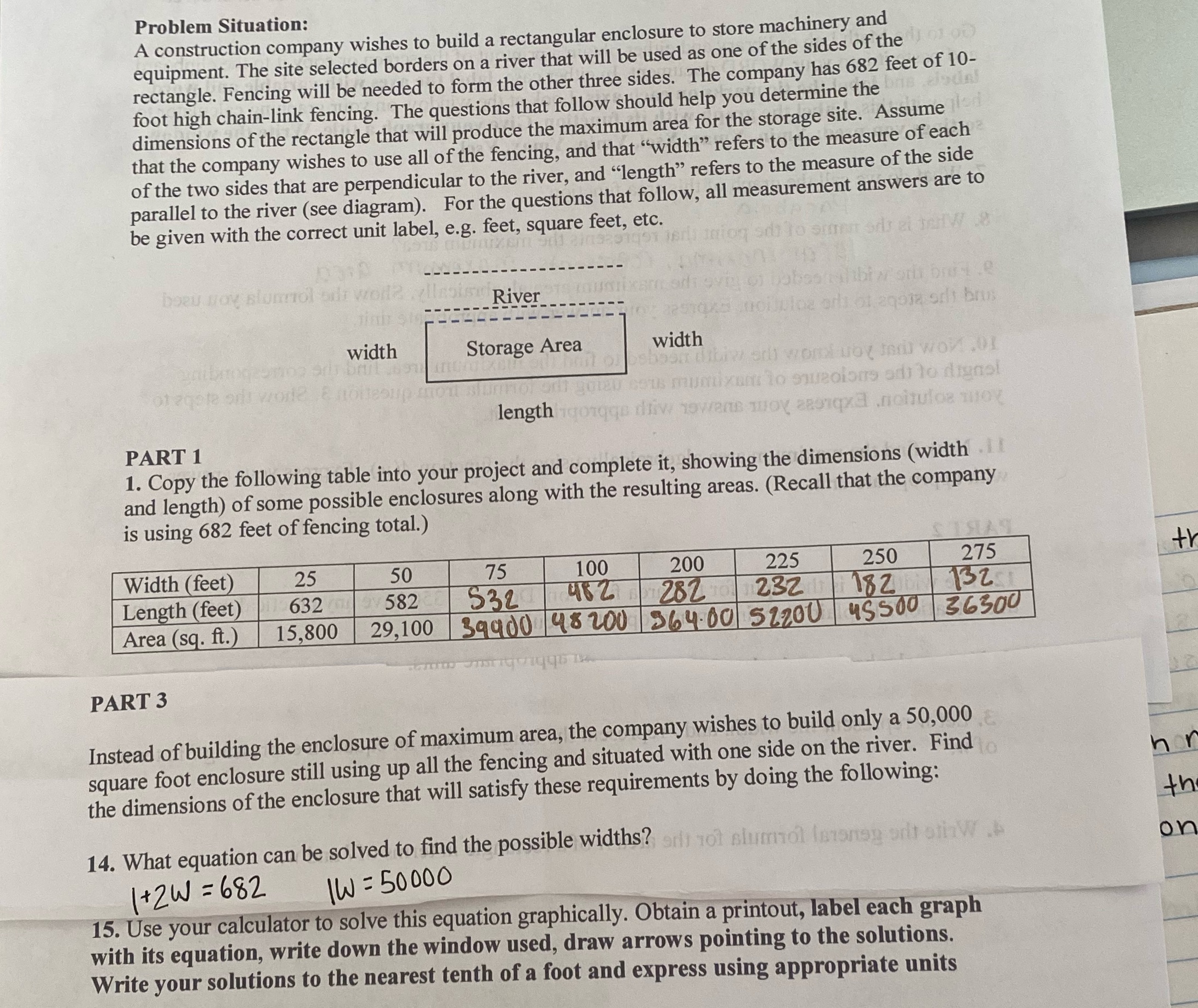 please help me input the equations for #15 into