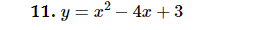 Determine if the parabola whose equation is given