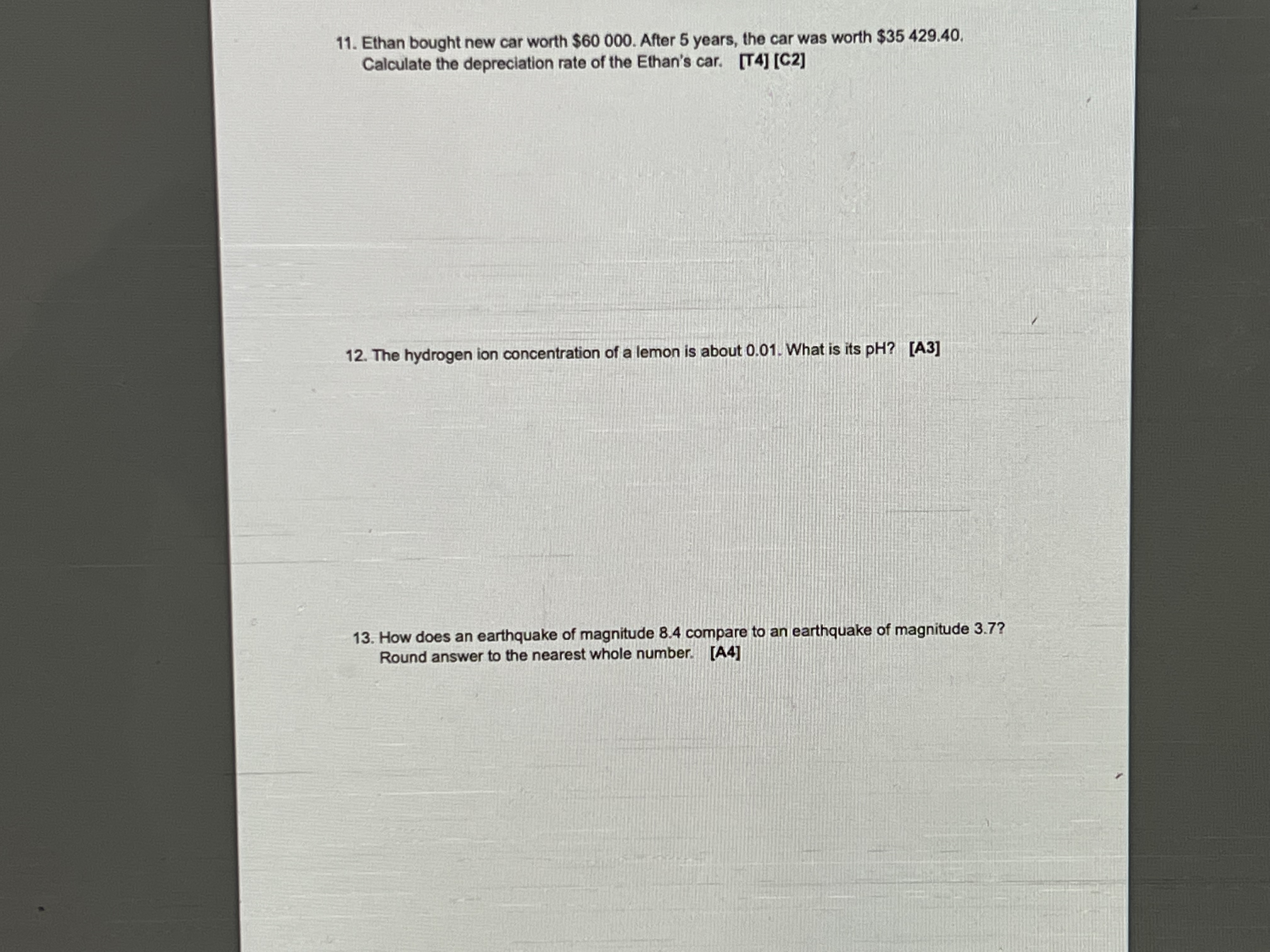 \fMHF4U Learning Activity 2.6 Unit 2 Assessment