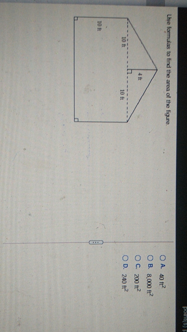 Help please point(s) Use formulas to find the