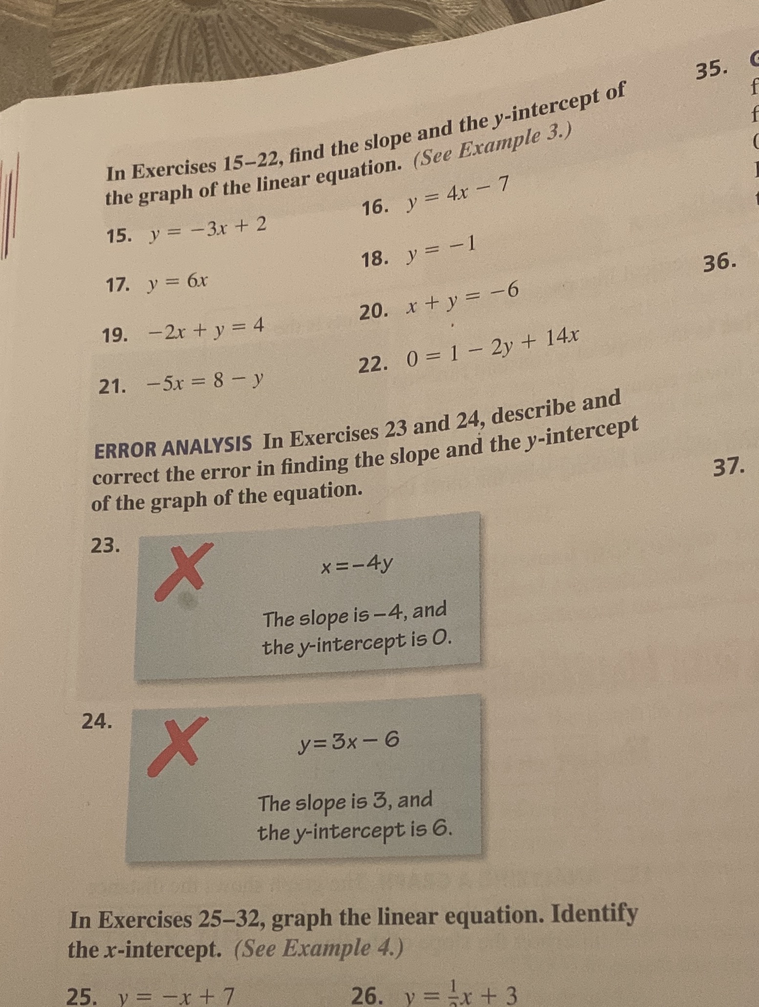 15,16,17,18,19,20,21,22,23,24 35. In Exercises