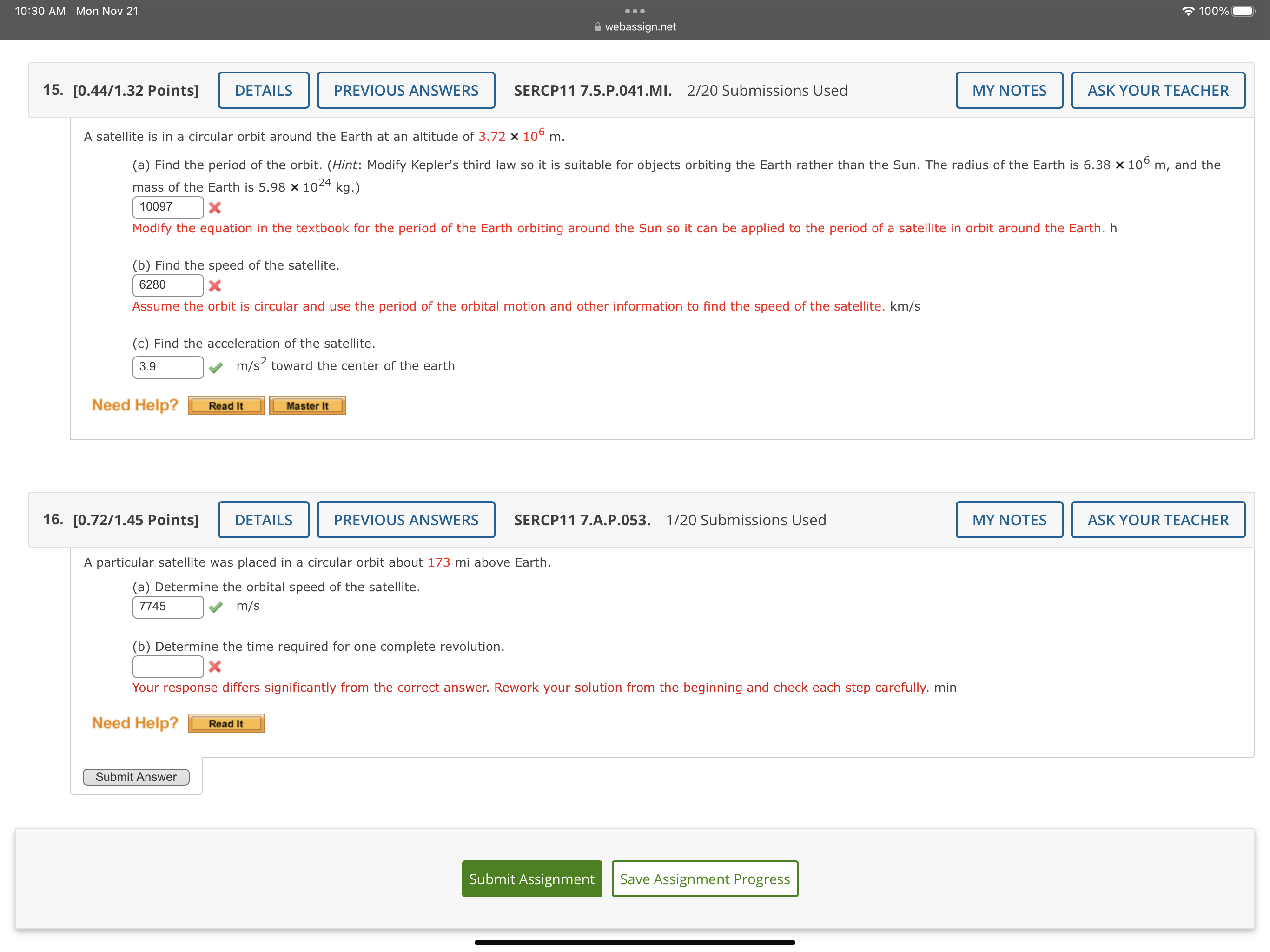 10:30 AM Mon Nov 21 1\" 100% -. Your best