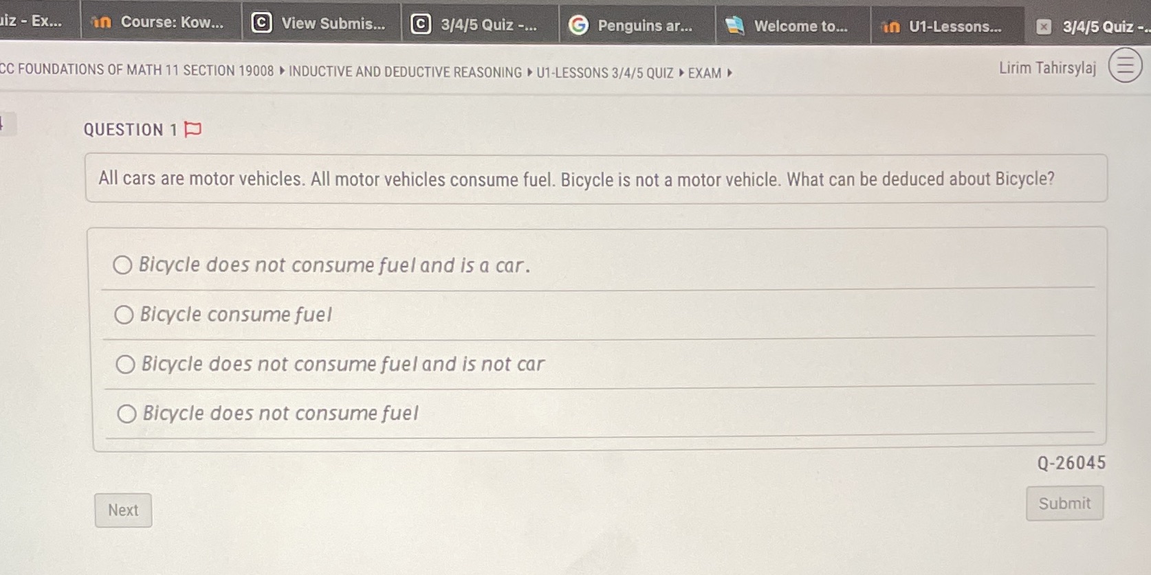 I need help liz - EX... in Course: Kow... C View