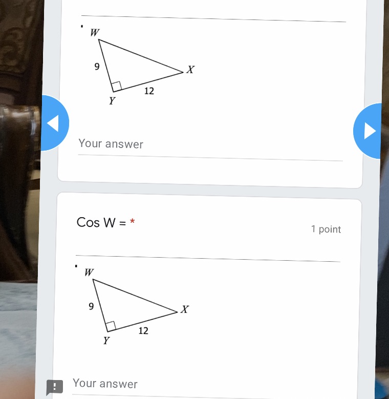 Use pythagorean to solve for missing side then